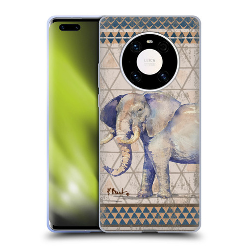 Paul Brent Animals Tribal Elephant Soft Gel Case for Huawei Mate 40 Pro 5G