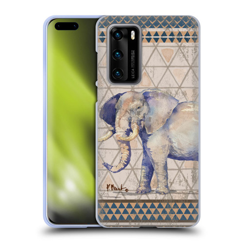 Paul Brent Animals Tribal Elephant Soft Gel Case for Huawei P40 5G