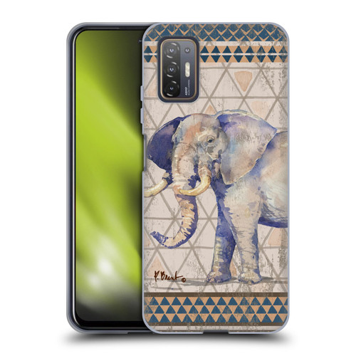 Paul Brent Animals Tribal Elephant Soft Gel Case for HTC Desire 21 Pro 5G