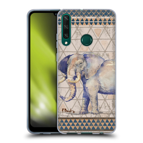Paul Brent Animals Tribal Elephant Soft Gel Case for Huawei Y6p