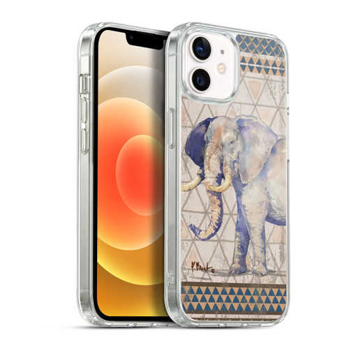 Paul Brent Animals Tribal Elephant Soft Gel Case for Apple iPhone 12 / iPhone 12 Pro & MagSafe