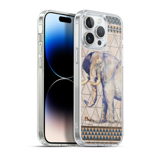 Paul Brent Animals Tribal Elephant Soft Gel Case for Apple iPhone 13 Pro Max & MagSafe