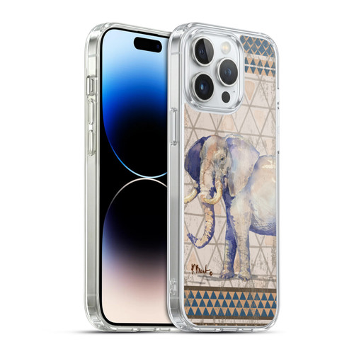 Paul Brent Animals Tribal Elephant Soft Gel Case for Apple iPhone 14 Pro Max & MagSafe
