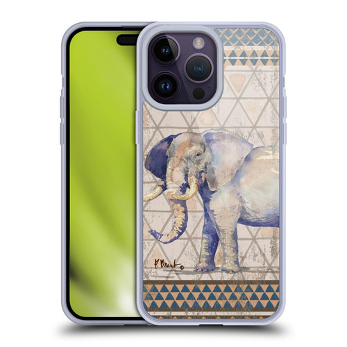 Paul Brent Animals Tribal Elephant Soft Gel Case for Apple iPhone 14 Pro Max