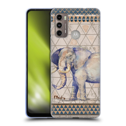 Paul Brent Animals Tribal Elephant Soft Gel Case for Motorola Moto G60 / Moto G40 Fusion