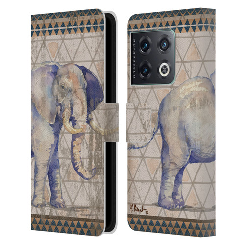 Paul Brent Animals Tribal Elephant Leather Book Wallet Case Cover For OnePlus 10 Pro