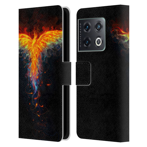 Christos Karapanos Phoenix 2 Bird 3 Leather Book Wallet Case Cover For OnePlus 10 Pro