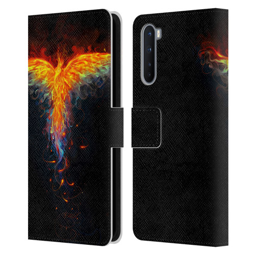 Christos Karapanos Phoenix 2 Bird 3 Leather Book Wallet Case Cover For OnePlus Nord 5G