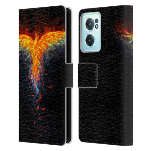 Christos Karapanos Phoenix 2 Bird 3 Leather Book Wallet Case Cover For OnePlus Nord CE 2 5G