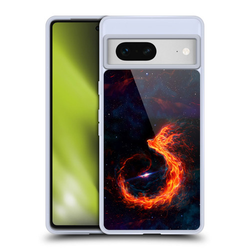 Christos Karapanos Phoenix Out Of Space Soft Gel Case for Google Pixel 7