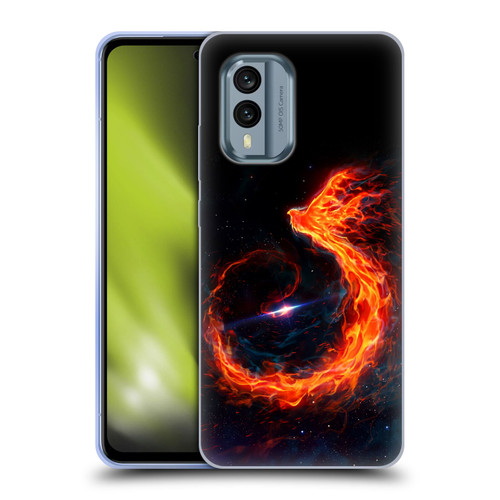 Christos Karapanos Phoenix Out Of Space Soft Gel Case for Nokia X30