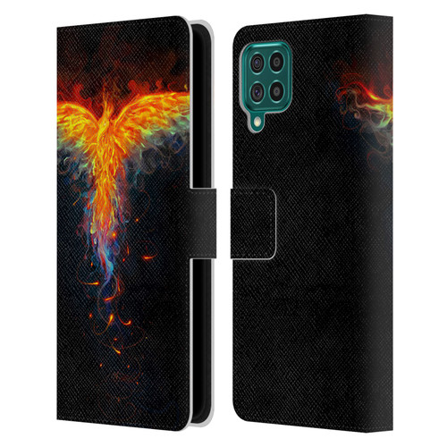 Christos Karapanos Phoenix 2 Bird 3 Leather Book Wallet Case Cover For Samsung Galaxy F62 (2021)