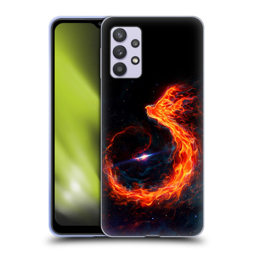 Christos Karapanos Phoenix Out Of Space Soft Gel Case for Samsung Galaxy A32 5G / M32 5G (2021)