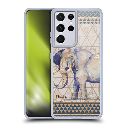 Paul Brent Animals Tribal Elephant Soft Gel Case for Samsung Galaxy S21 Ultra 5G