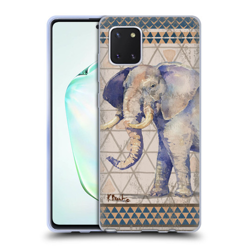 Paul Brent Animals Tribal Elephant Soft Gel Case for Samsung Galaxy Note10 Lite