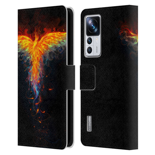 Christos Karapanos Phoenix 2 Bird 3 Leather Book Wallet Case Cover For Xiaomi 12T Pro