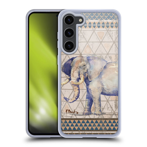 Paul Brent Animals Tribal Elephant Soft Gel Case for Samsung Galaxy S23+ 5G