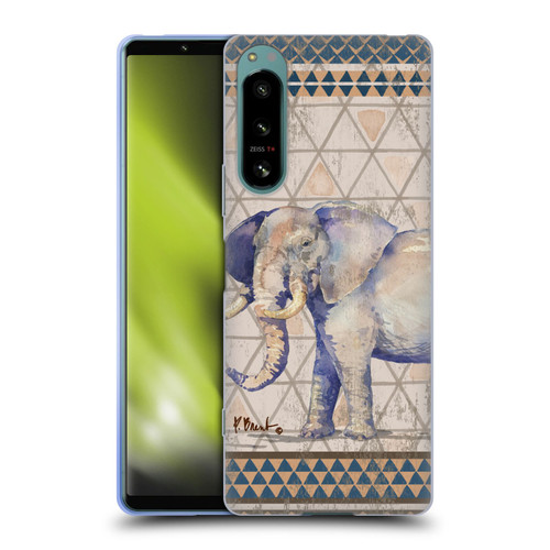 Paul Brent Animals Tribal Elephant Soft Gel Case for Sony Xperia 5 IV