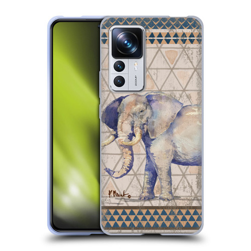 Paul Brent Animals Tribal Elephant Soft Gel Case for Xiaomi 12T Pro