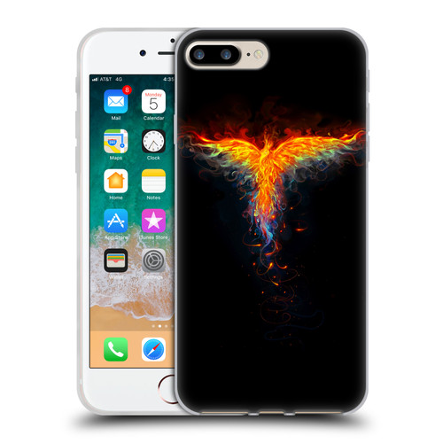 Christos Karapanos Phoenix 2 Bird 3 Soft Gel Case for Apple iPhone 7 Plus / iPhone 8 Plus