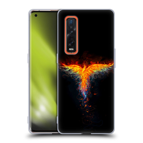 Christos Karapanos Phoenix 2 Bird 3 Soft Gel Case for OPPO Find X2 Pro 5G