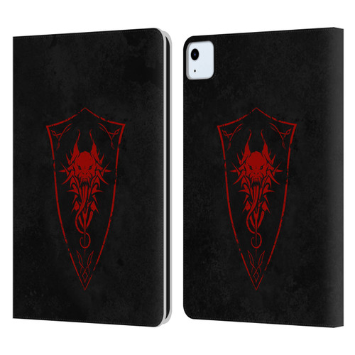 Christos Karapanos Shield Demon Leather Book Wallet Case Cover For Apple iPad Air 2020 / 2022