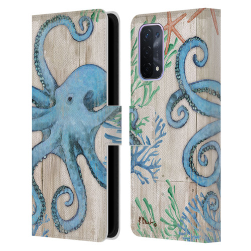 Paul Brent Coastal Sealife Leather Book Wallet Case Cover For OPPO A54 5G