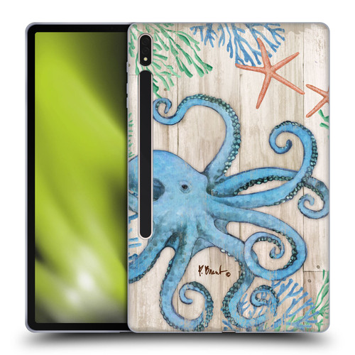 Paul Brent Coastal Sealife Soft Gel Case for Samsung Galaxy Tab S8 Plus