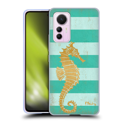 Paul Brent Coastal Gold Seahorse Soft Gel Case for Xiaomi 12 Lite