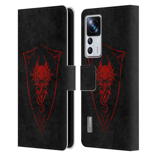 Christos Karapanos Shield Demon Leather Book Wallet Case Cover For Xiaomi 12T Pro