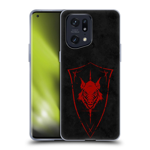 Christos Karapanos Shield Wild Boar Soft Gel Case for OPPO Find X5 Pro