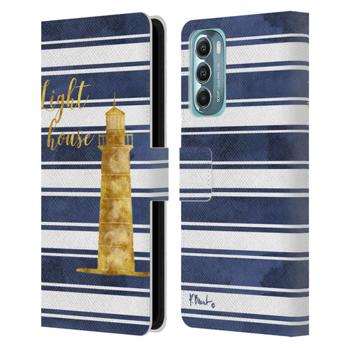 Paul Brent Nautical Lighthouse Leather Book Wallet Case Cover For Motorola Moto G Stylus 5G (2022)