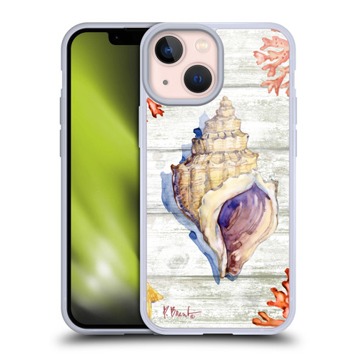 Paul Brent Ocean Bahia Shells Soft Gel Case for Apple iPhone 13 Mini