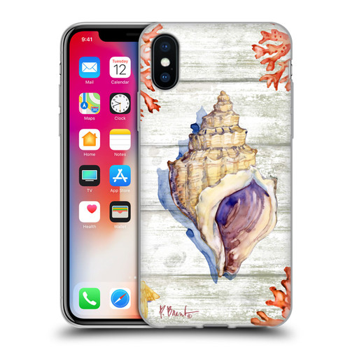 Paul Brent Ocean Bahia Shells Soft Gel Case for Apple iPhone X / iPhone XS