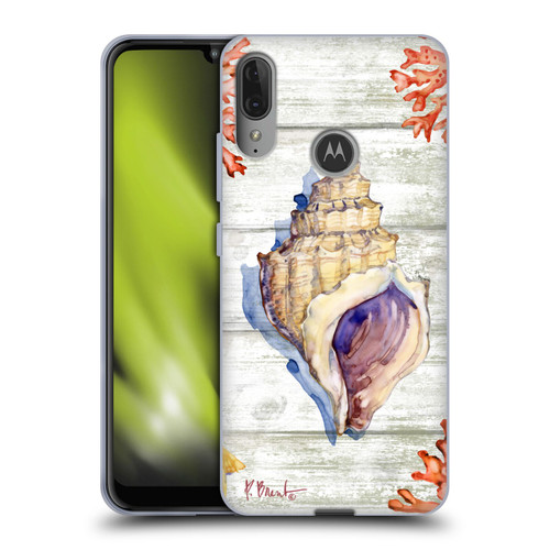 Paul Brent Ocean Bahia Shells Soft Gel Case for Motorola Moto E6 Plus