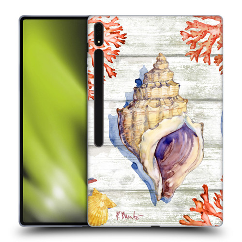 Paul Brent Ocean Bahia Shells Soft Gel Case for Samsung Galaxy Tab S8 Ultra