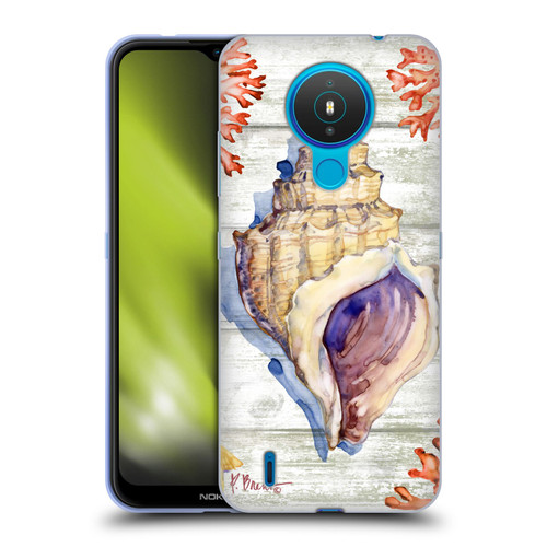 Paul Brent Ocean Bahia Shells Soft Gel Case for Nokia 1.4