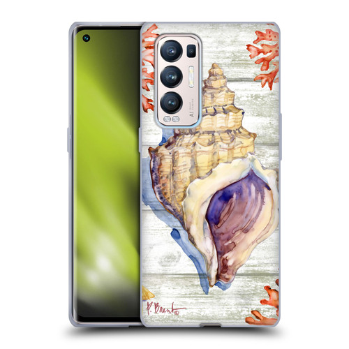 Paul Brent Ocean Bahia Shells Soft Gel Case for OPPO Find X3 Neo / Reno5 Pro+ 5G