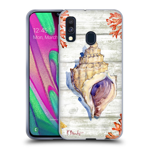 Paul Brent Ocean Bahia Shells Soft Gel Case for Samsung Galaxy A40 (2019)