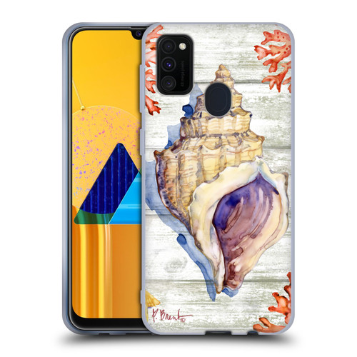 Paul Brent Ocean Bahia Shells Soft Gel Case for Samsung Galaxy M30s (2019)/M21 (2020)