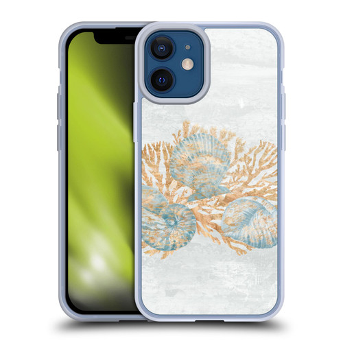 Paul Brent Sea Creatures Shells Soft Gel Case for Apple iPhone 12 Mini