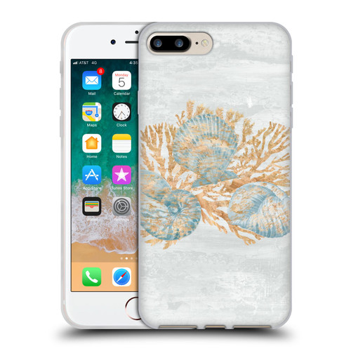 Paul Brent Sea Creatures Shells Soft Gel Case for Apple iPhone 7 Plus / iPhone 8 Plus