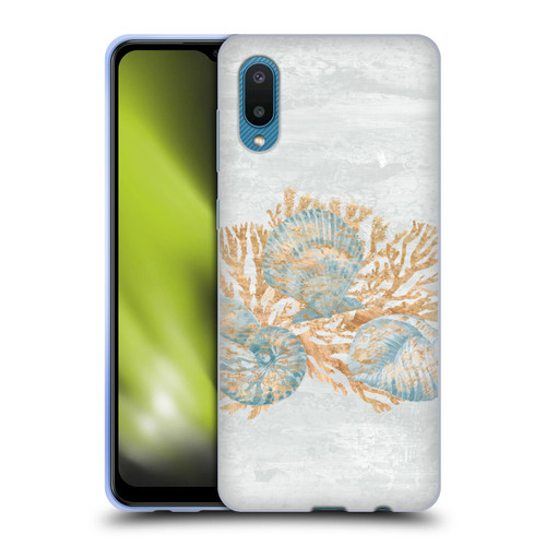 Paul Brent Sea Creatures Shells Soft Gel Case for Samsung Galaxy A02/M02 (2021)