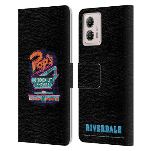 Riverdale Art Pop's Leather Book Wallet Case Cover For Motorola Moto G53 5G