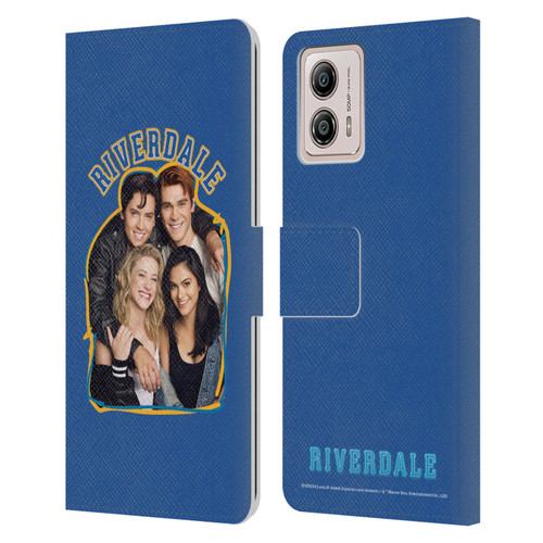 Riverdale Art Riverdale Cast 2 Leather Book Wallet Case Cover For Motorola Moto G53 5G
