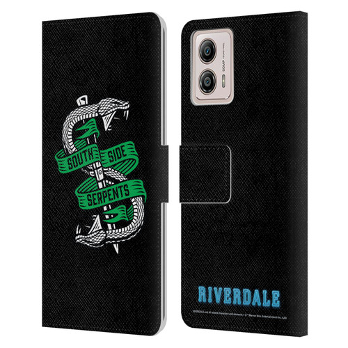 Riverdale Art South Side Serpents Leather Book Wallet Case Cover For Motorola Moto G53 5G