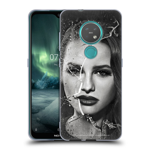 Riverdale Broken Glass Portraits Cheryl Blossom Soft Gel Case for Nokia 6.2 / 7.2