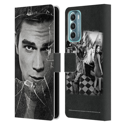 Riverdale Broken Glass Portraits Archie Andrews Leather Book Wallet Case Cover For Motorola Moto G Stylus 5G (2022)
