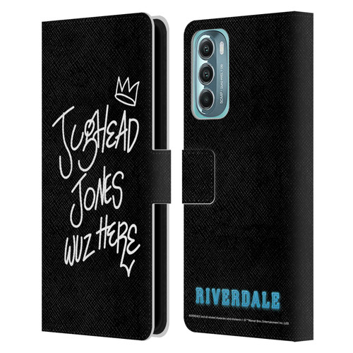 Riverdale Graphic Art Jughead Wuz Here Leather Book Wallet Case Cover For Motorola Moto G Stylus 5G (2022)