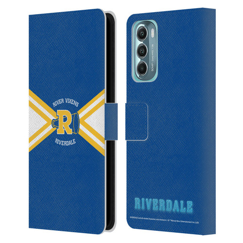 Riverdale Graphic Art River Vixens Uniform Leather Book Wallet Case Cover For Motorola Moto G Stylus 5G (2022)
